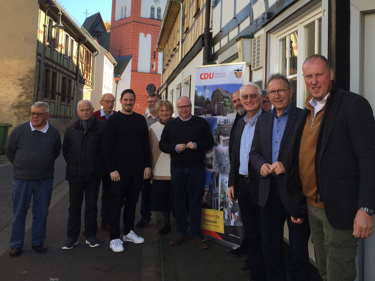 CDU hatte beim Stammtisch in Bruchhausen viel zu besprechen