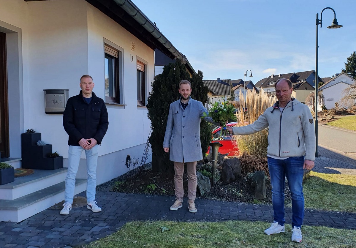 v.l.n.r.: Robert Leonards, Dr. Matthias Reuber, Michael Rdder (Foto: CDU Wissen)