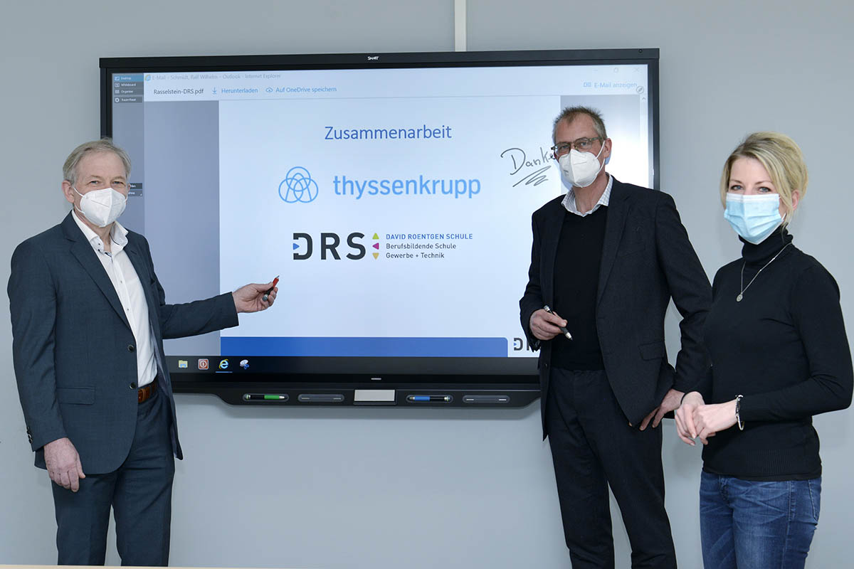 Thyssenkrupp Rasselstein untersttzt David-Roentgen-Schule