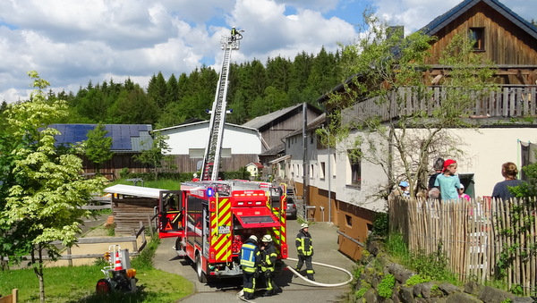 Nach ungefhr 90 Minuten waren die bungsziele erreicht und es konnte mit dem Rckbau begonnen werden. (Foto: Feuerwehr) 