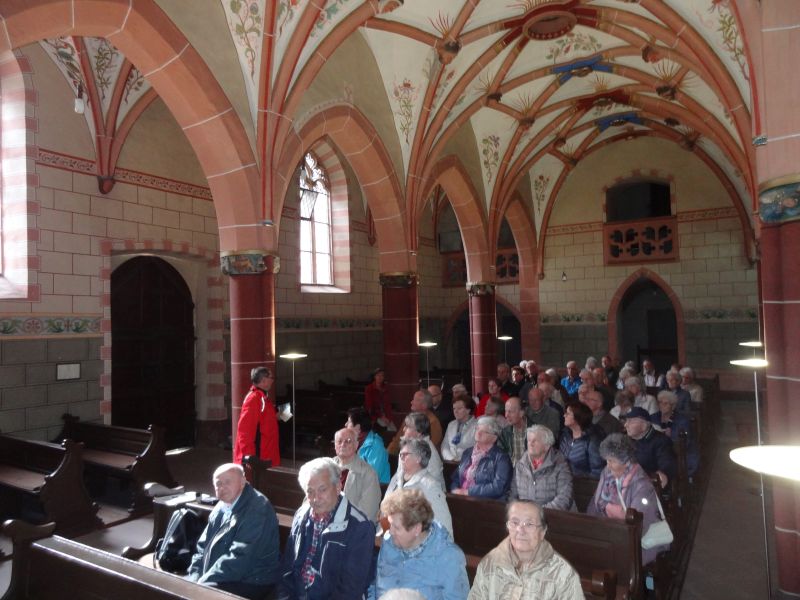 In der einzigartigen Liebfrauenkirche erlebten die 555er auch die schnen Seiten von Hadamar. Foto: privat