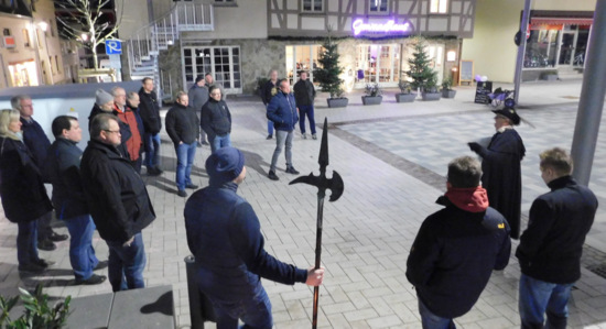 Mit dem Nachtwchter auf Streifzug durch Altenkirchen