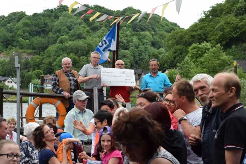 Flofahrt auf der Lahn. Foto: privat