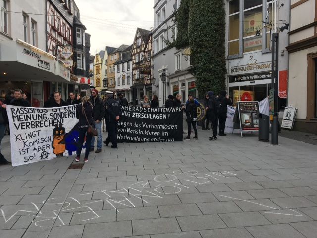 Demonstration in der Hachenburger Innenstaddt. Fotos: Karl-Josef Mies