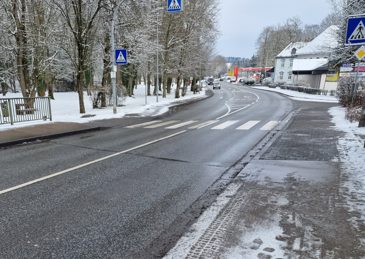 Der Unfall passierte auf dem Fugngerberweg in Dierdorf zwischen Haupt- und Bahnhofsstrae. (Foto: Privat)