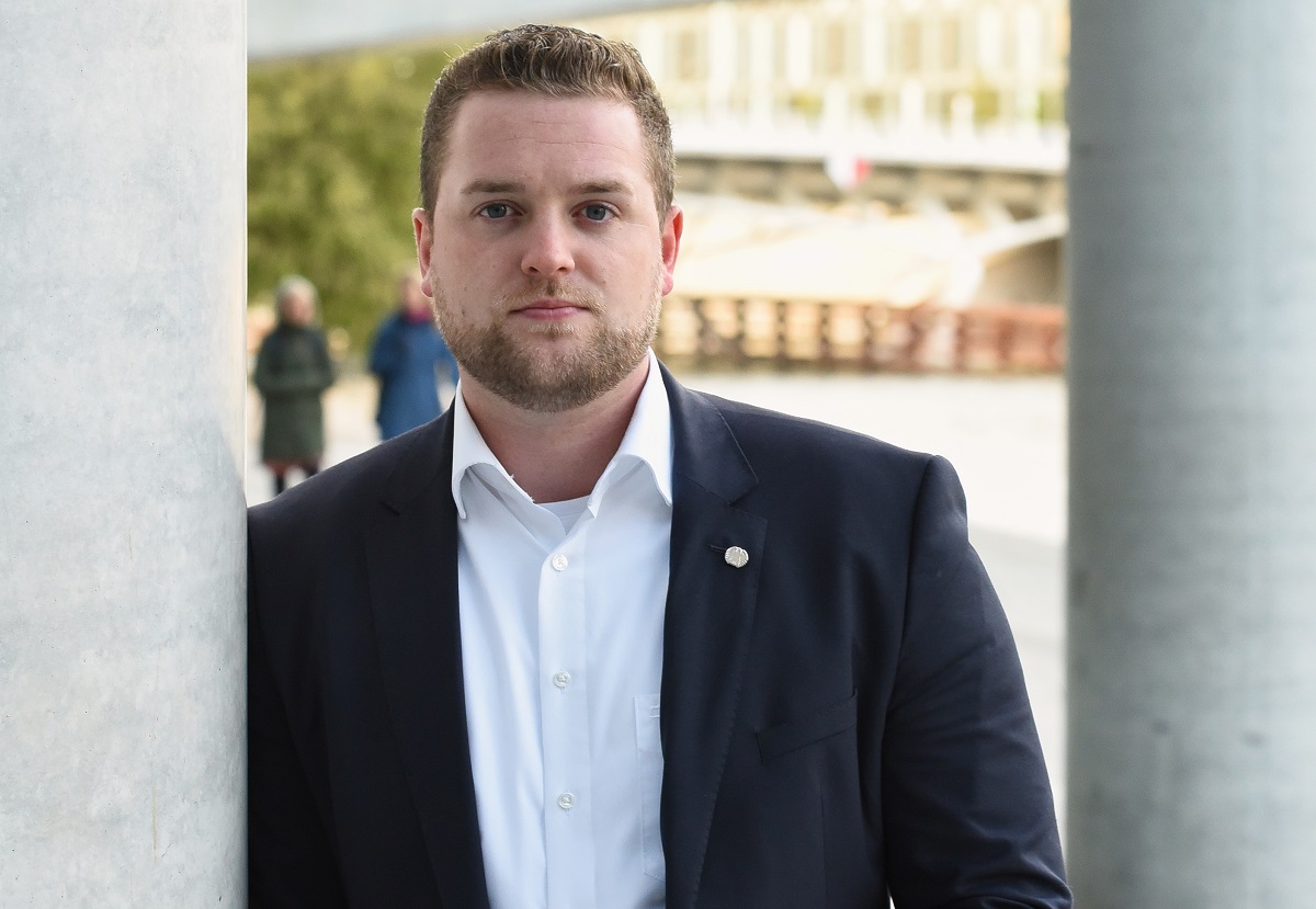 Der heimische Bundestagsabgeordnete Martin Diedenhofen (SPD) pldiert fr eine humanitre Feuerpause im Gazastreifen. Auerdem fordert er die sofortige Freilassung der israelischen Geiseln. (Foto: Christian Spies)