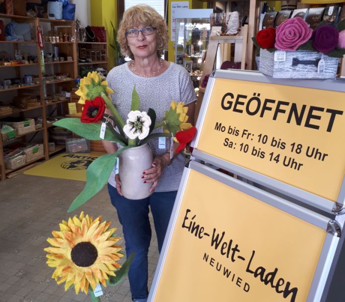 Mit Blumen doppelt Freude schenken