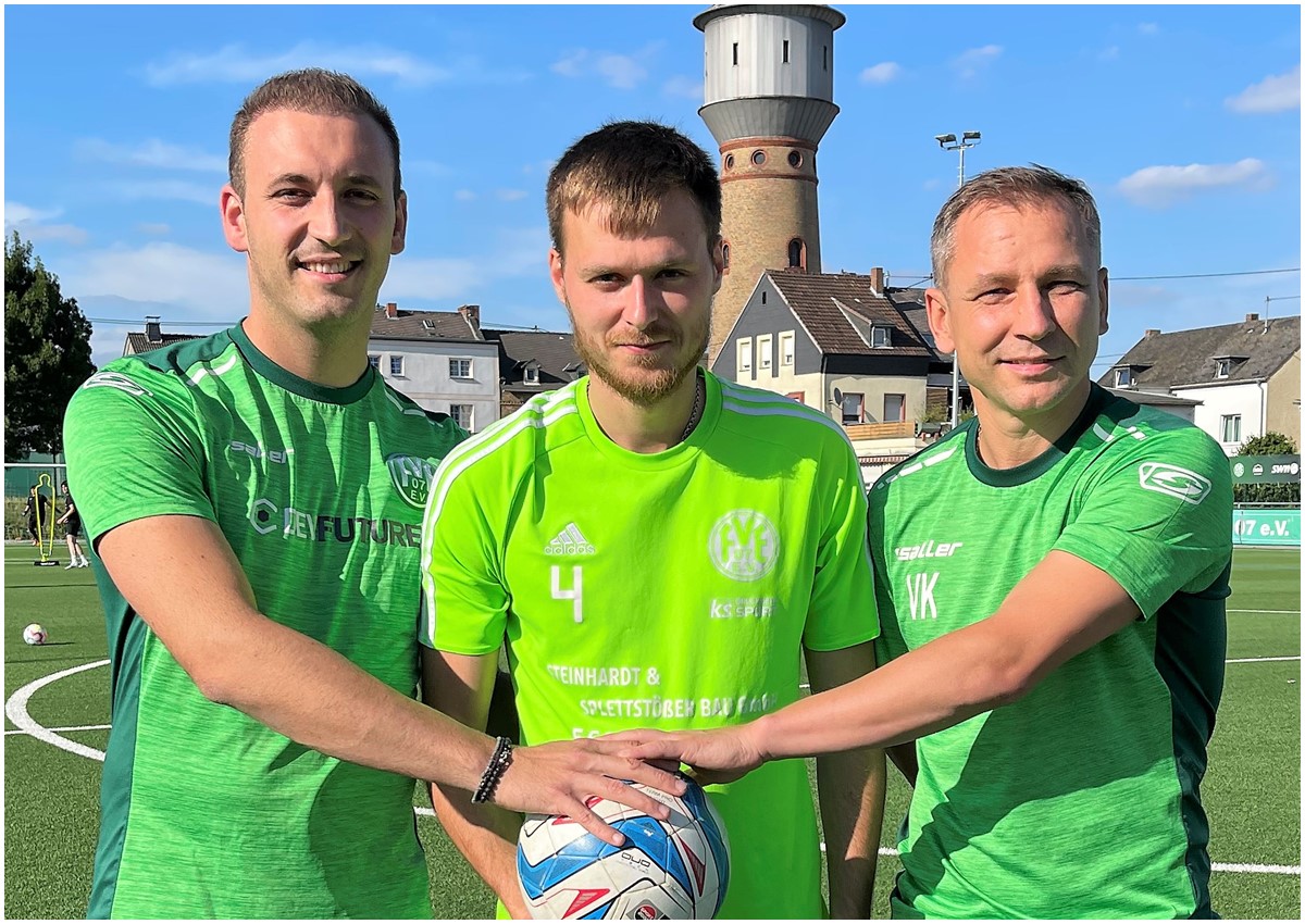 Vadim Semchuck war gerade mit seiner (Profi-)Mannschaft im Trainingslager in der Trkei, als Putin sein Heimatland berfiel. Jetzt ist der Ukrainer in Engers und will den Jungs vom Wasserturm" helfen, erfolgreich zu sein. (Foto: FV Engers)