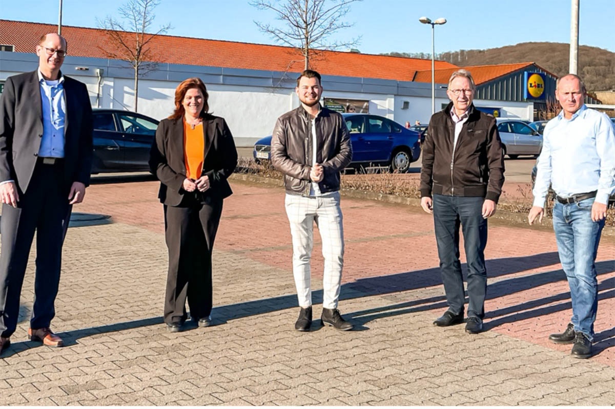 Von rechts: Oliver Labonde, Erwin Rddel, Sebastian Nelles, Sandra Weeser, Jan Ermtraud. Foto: privat