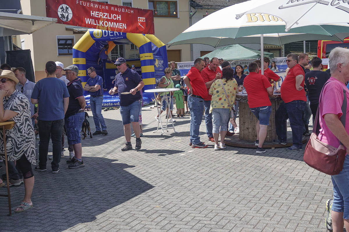 Das Feuerwehrfest Raubach war gut besucht. Fotos: Wolfgang Tischler