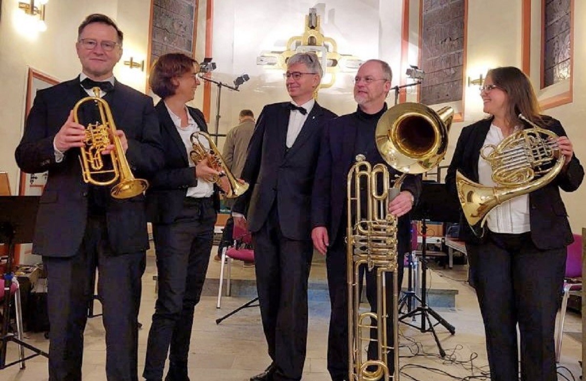 Das Soloquintett Frechblech. (Foto: Hans Althhn)