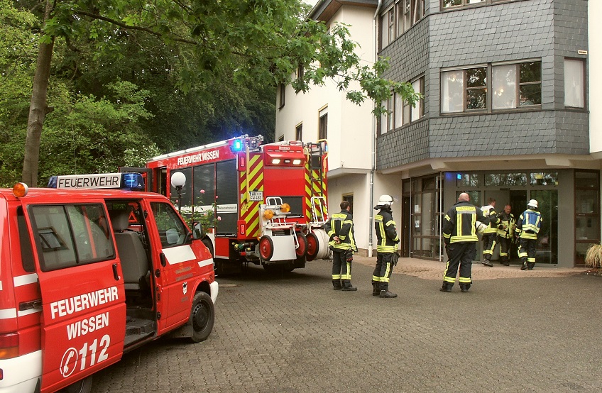 Einsatz am Wohnheim der Lebenshilfe in Steckenstein.