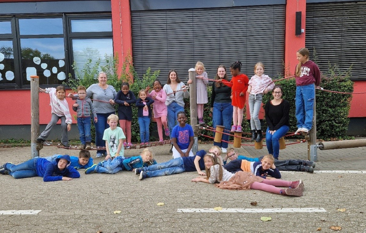 Die Kinder und ihre Betreuerinnen hatten viel Spa bei der diesjhrigen Herbstferienbetreuung. (Foto: privat)