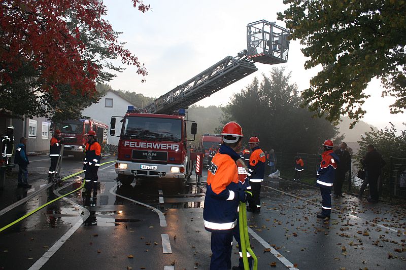 Die Abschlussbung der Jugendfeuerwehr Kirchen fand an der Grundschuhle in Wehbach statt Foto: jkh