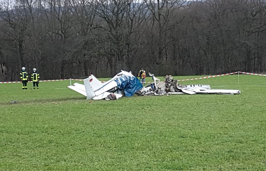 Eine besondere Lage stellte der Flugzeugabsturz in der Nhe von Flammersfeld fr die Wehrleute der Verbandsgemeindefeuerwehr Altenkirchen-Flammersfeld dar. (Foto: Archiv/kk)