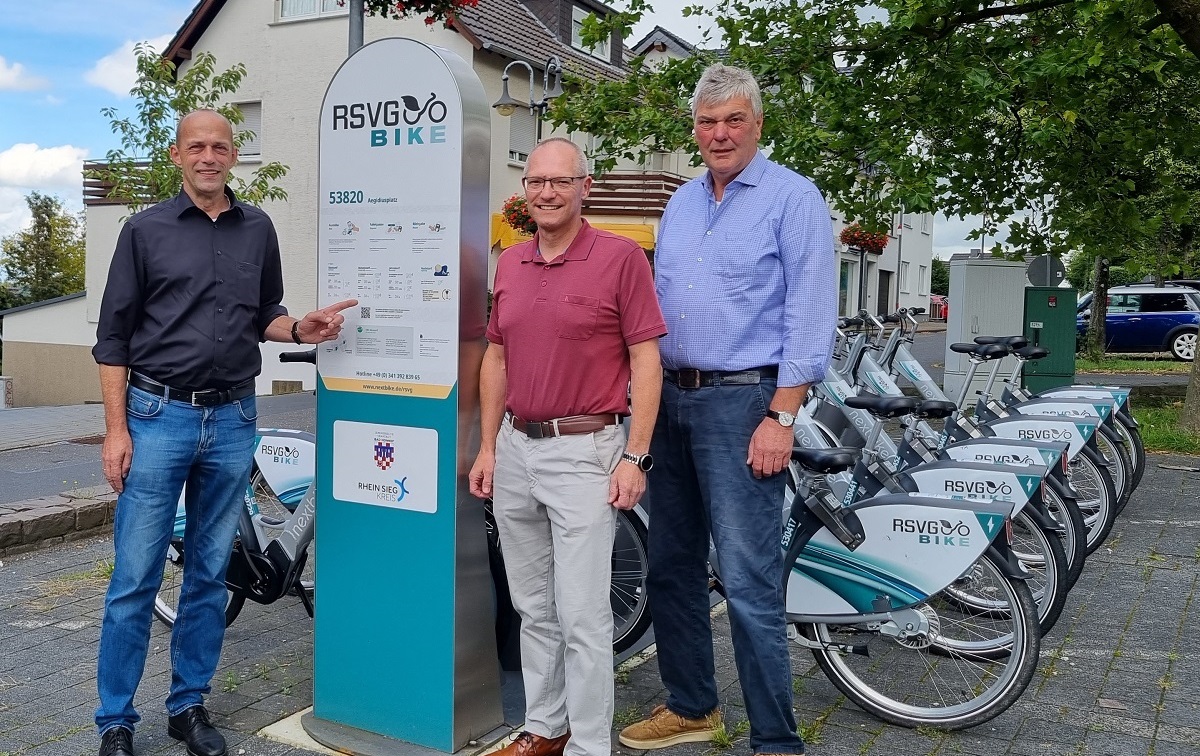 Bike-Sharing bald auch in der VG Asbach?