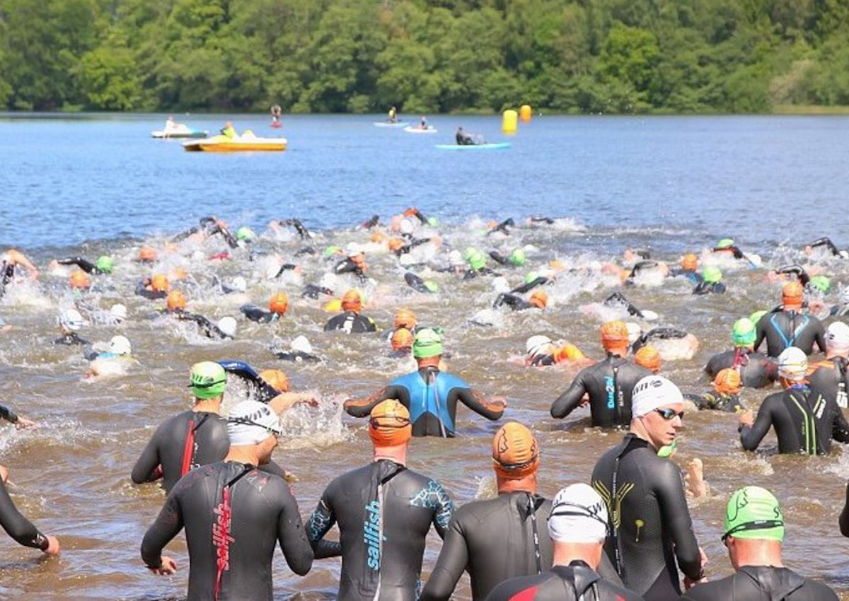 Die Sportler zeigten beim Lwentriathlon Hchstleistungen. (Fotos: Wolfgang Rabsch, Kathrin Horn und United Teams e.V.)