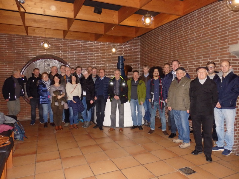 In der Brauerei gab es fr die CDU-Mitglieder interessante Einblicke. Foto: Privat