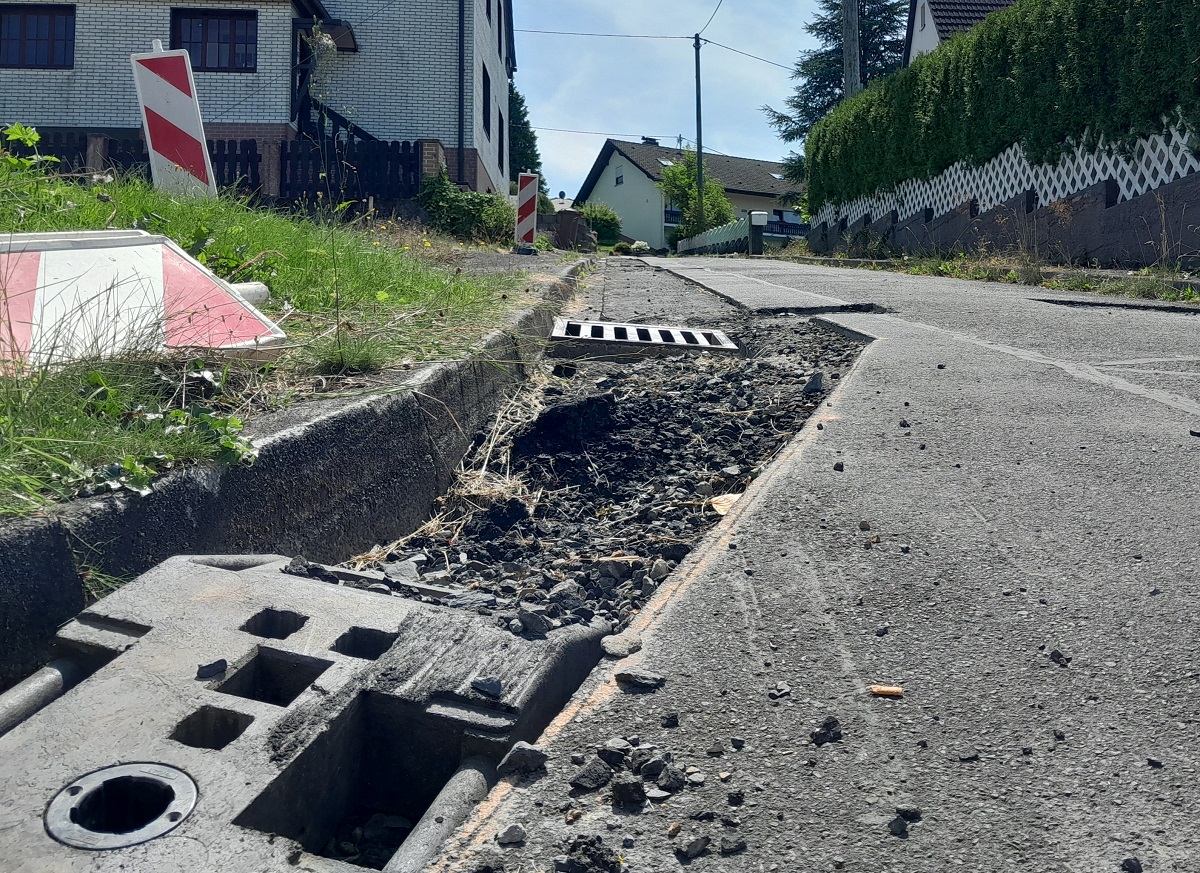 Glasfaserarbeiten in Wissen (Foto: Morkramer)