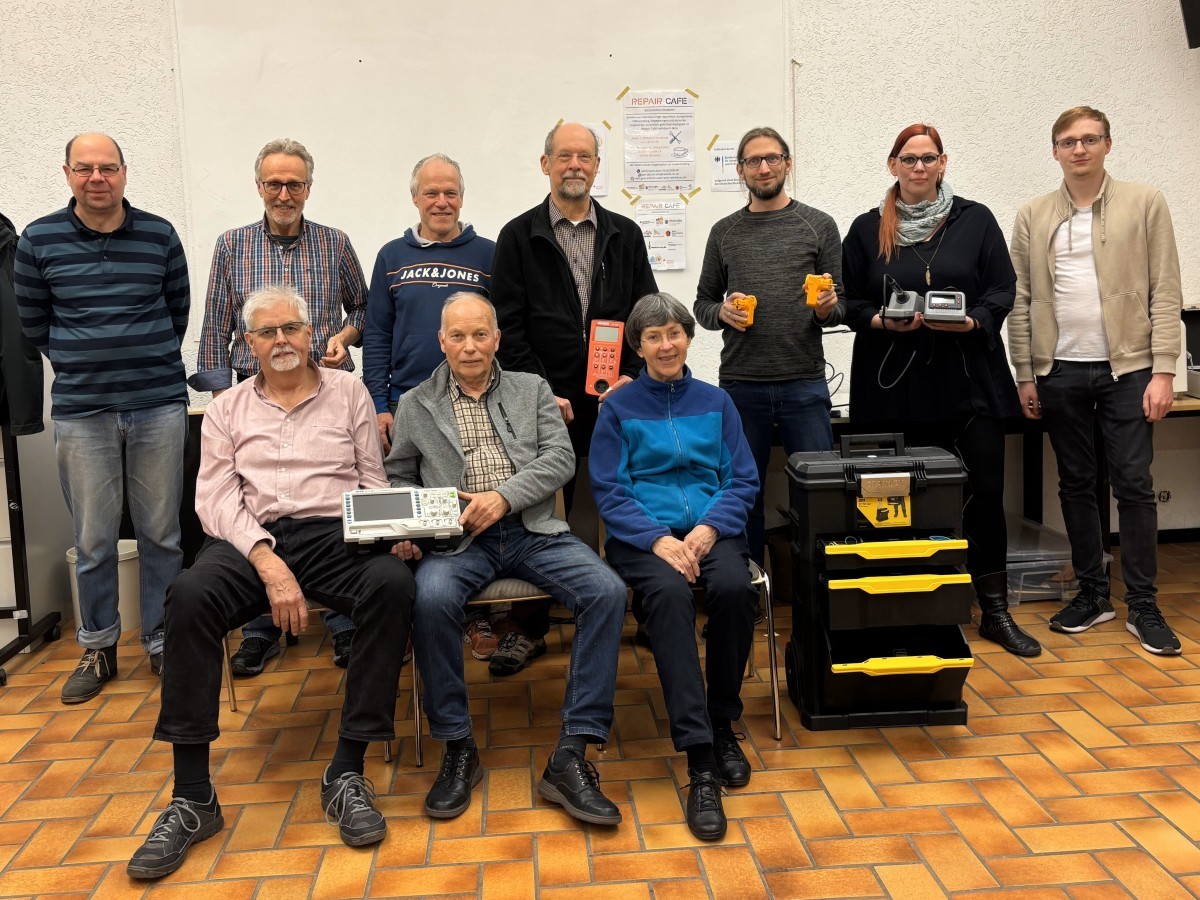 Die Helfer des Repair Cafs Heimbach-Weis (Foto: Beate Zwick)