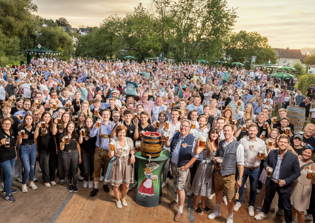 Beste Stimmung bei bestem Wetter im Hachenburger Bier-Park. (Foto: Westerwald-Brauerei, Hachenburg)