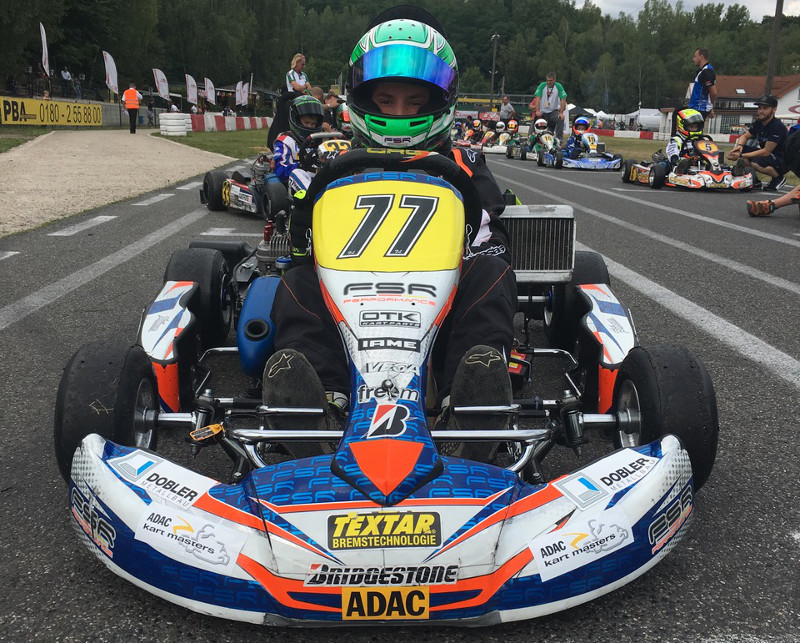 Pablo Kramer bernimmt die Fhrung bei den ADAC-Kart-Masters 