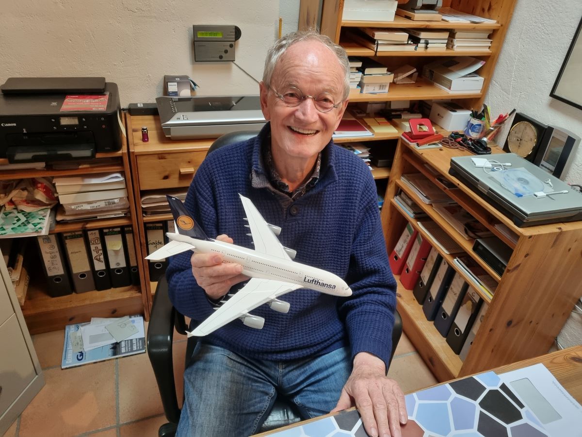 Jrgen Heermann hat seine eigene Theorie vom Verschwinden des Fluges MH370. (Foto: vh)