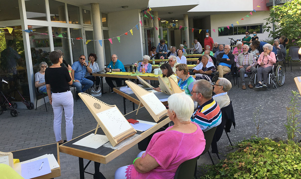 Musikalische Beitrge rundeten das Sommerfest ab. (Foto: Heinrich-Haus Gruppe)