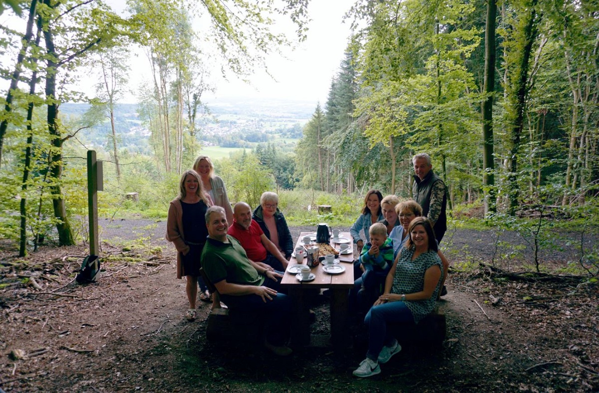 Neue Bnke am Hessenblick - Picknickplatz am neuen alten Standort