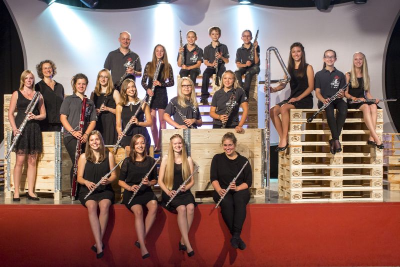 Holzblser der Kreismusikschule Westerwald und des Landesmusikgymnasiums Montabaur. Im Konzert werden weitere Ensembles zu hren sein. Foto: privat