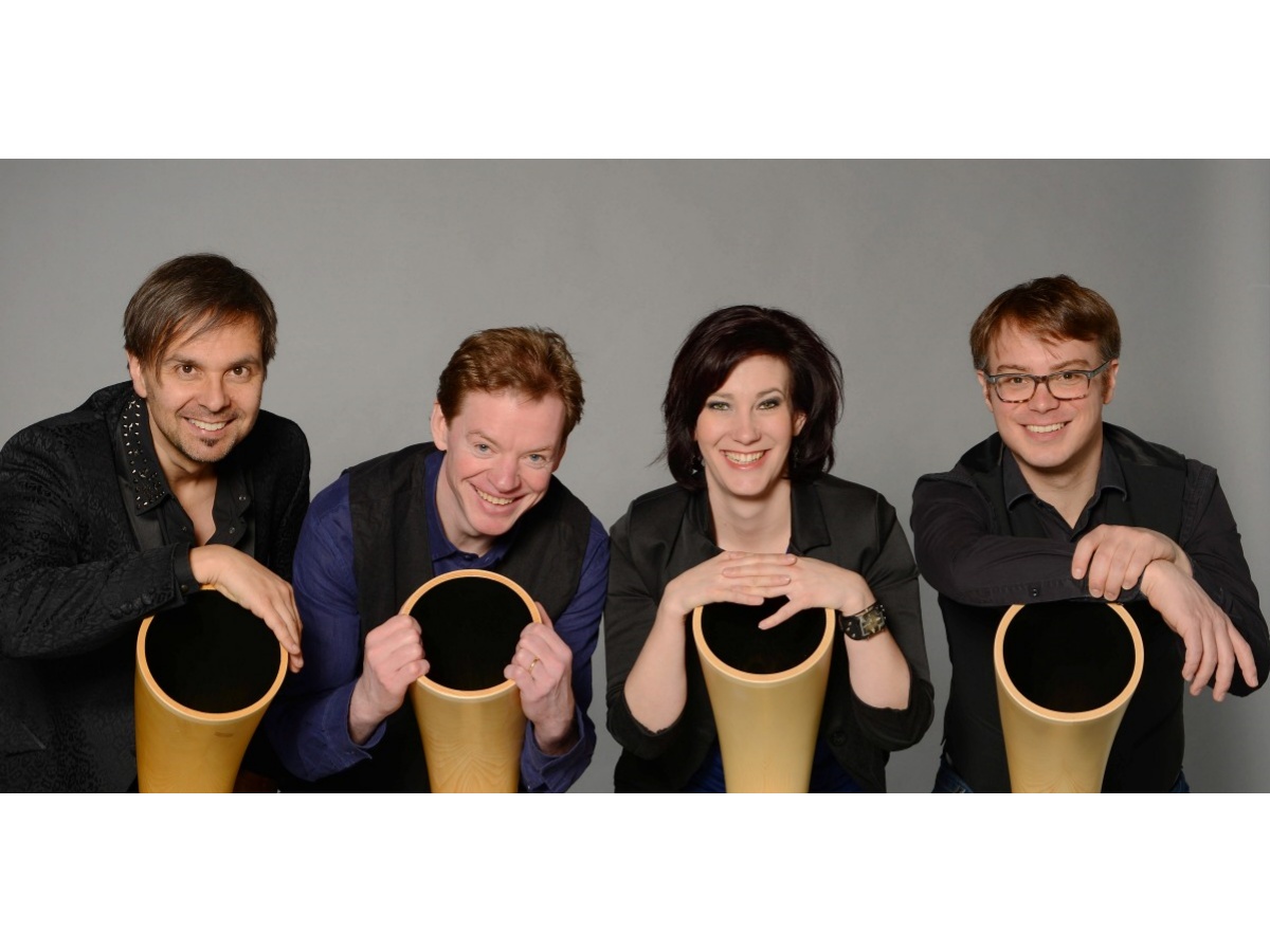 Hornroh Modern Alphorn Quartet (Foto: Muriel Steiner)