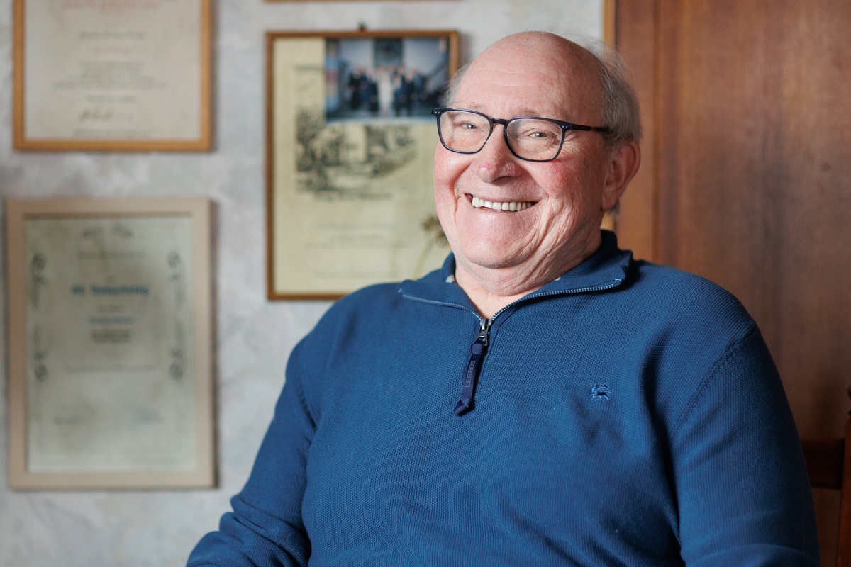 Seit stolzen 50 Jahren ist Bruno Hudel aus Willmenrod im Kirchenvorstand seiner Gemeinde ttig. (Foto: Peter Bongard)