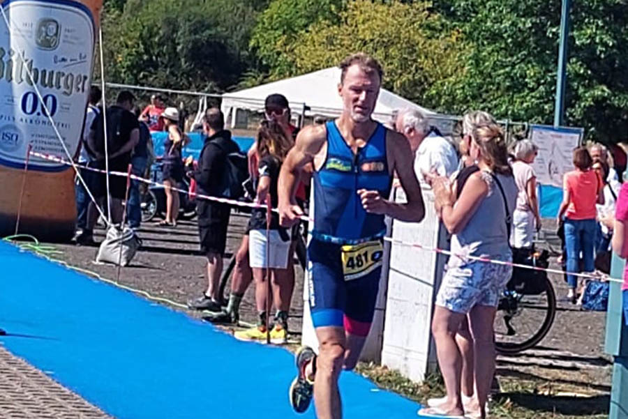 Frank Krause begibt sich auf die 10-Kilometer Laufrunde. Foto: privat