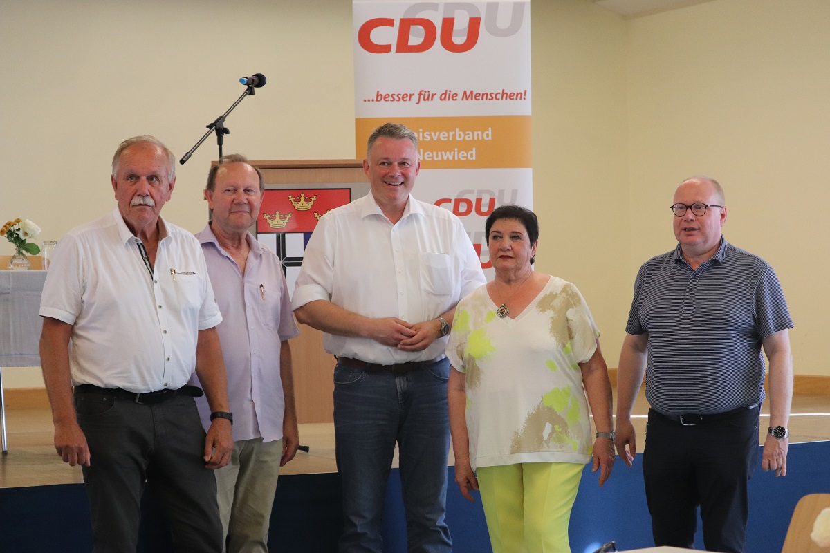 Generalsekretr Gordon Schnieder referiert bei Jahresgesprch der CDU Erpel