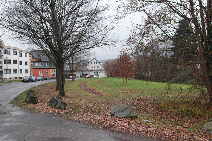 Auf diesem Gelnde an der Aubachstrae in Neuwied-Niederbieber wird das stationre Hospiz entstehen. Foto: Marienhaus