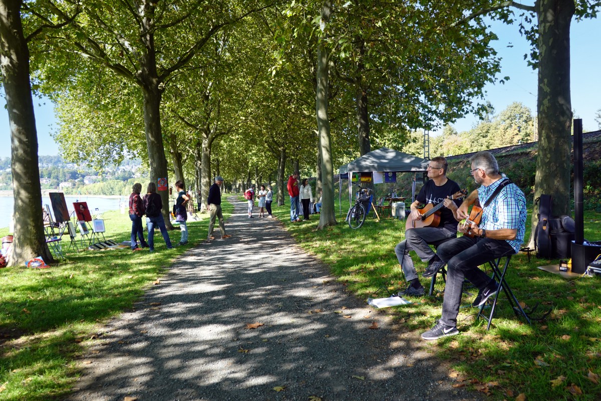 Kultu(h)r zeigt Kunst in den Rheinanlagen in Neuwied Irlich