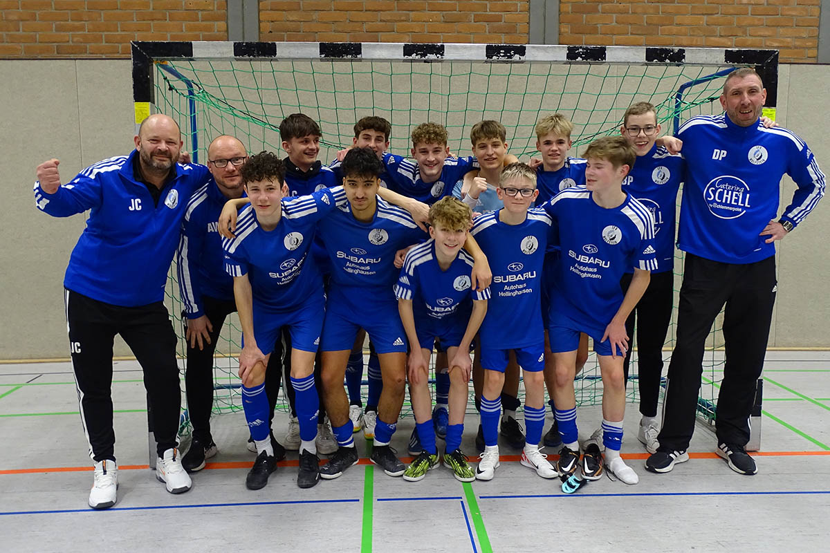 JFV Wolfstein ist Vize-Rheinlandmeister der C-Junioren in der Halle