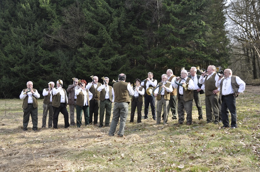 Die Jagdhornblser des Hegerings Hamm werden am Sonntag aufspielen  natrlich anders als auf dem Archivfoto mit gebotenem Abstand. (Foto: VG Hamm)