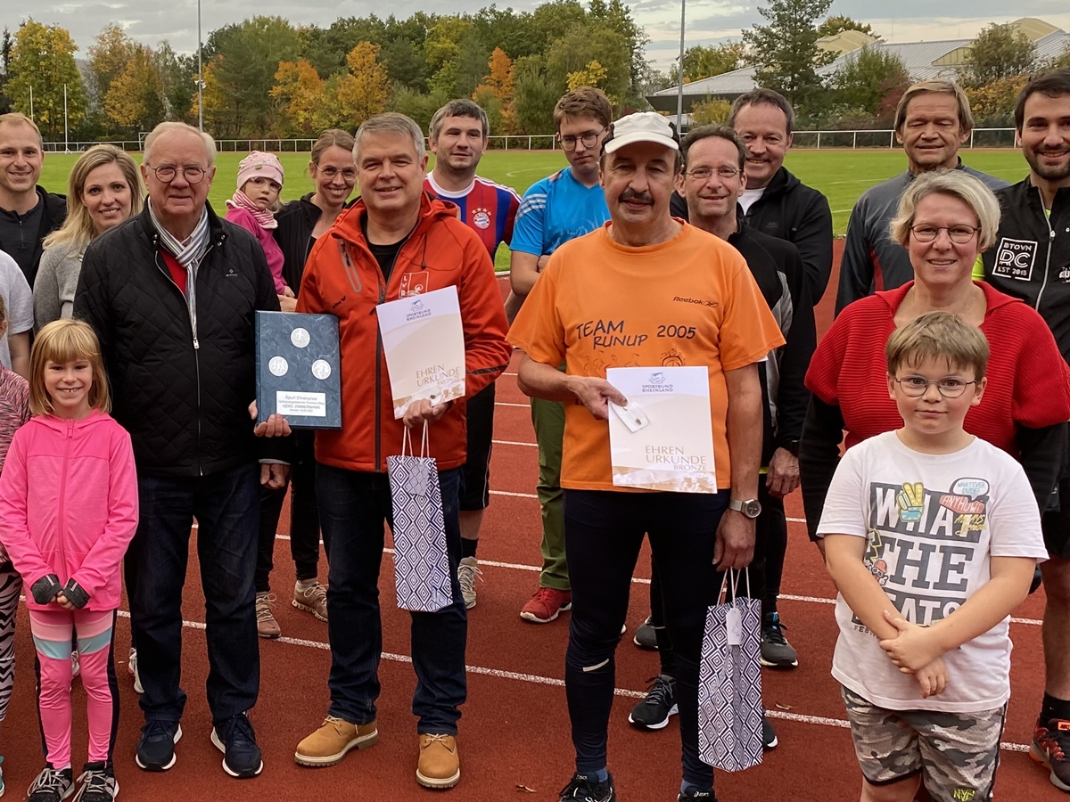 Sportbund Rheinland ehrt Ralph Bhmer und Gerd Zimmermann mit der Ehrennadel in Bronze