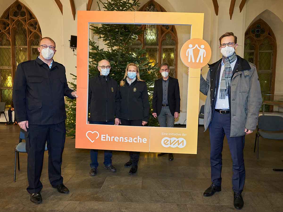 Spendenbergabe im Montabaurer Rathaus. (Foto: evm / Sascha Ditscher)