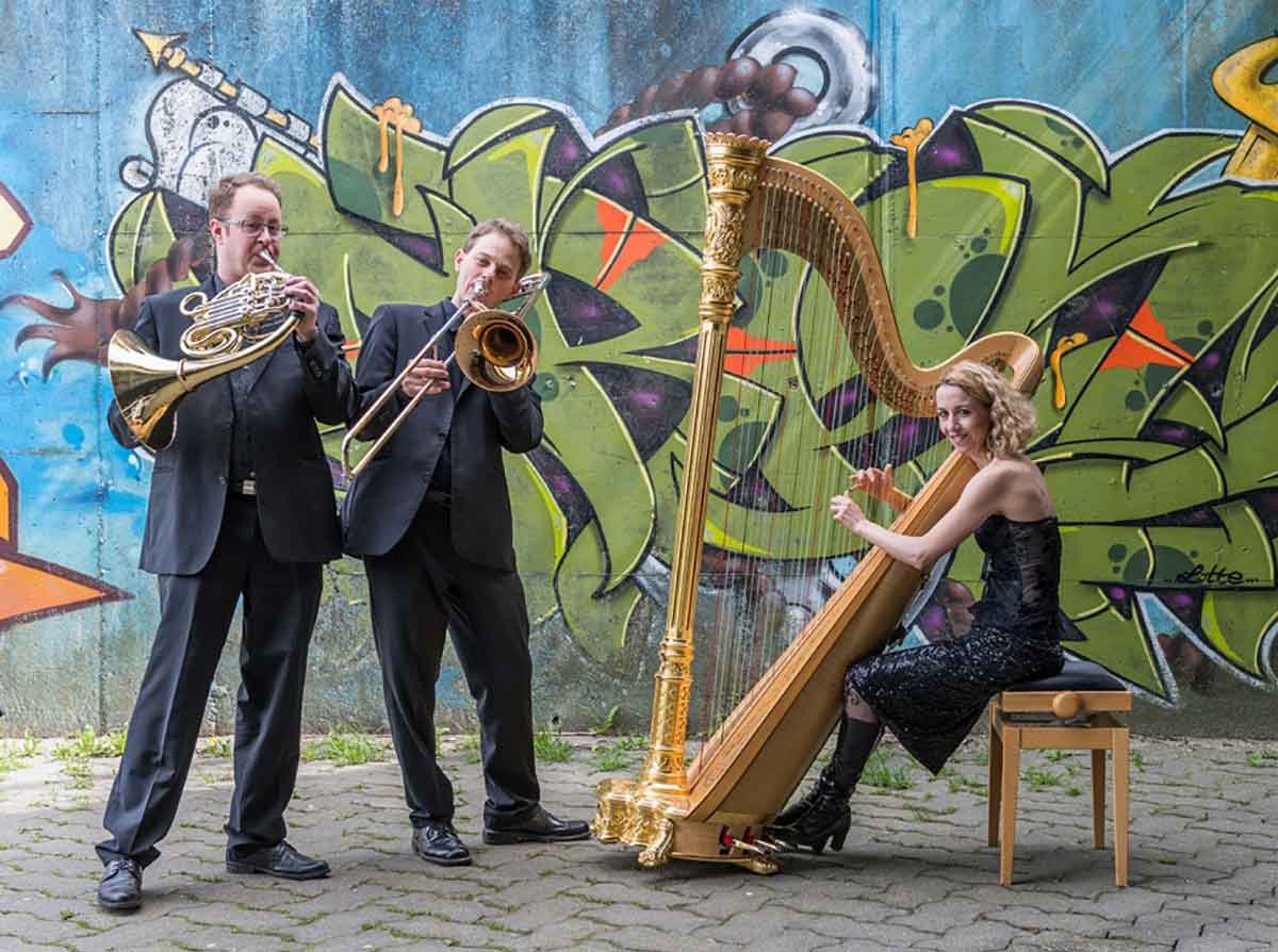 Das Trio Glissando Stuttgart. (Foto: Knstler ber VG Bad Marienberg)