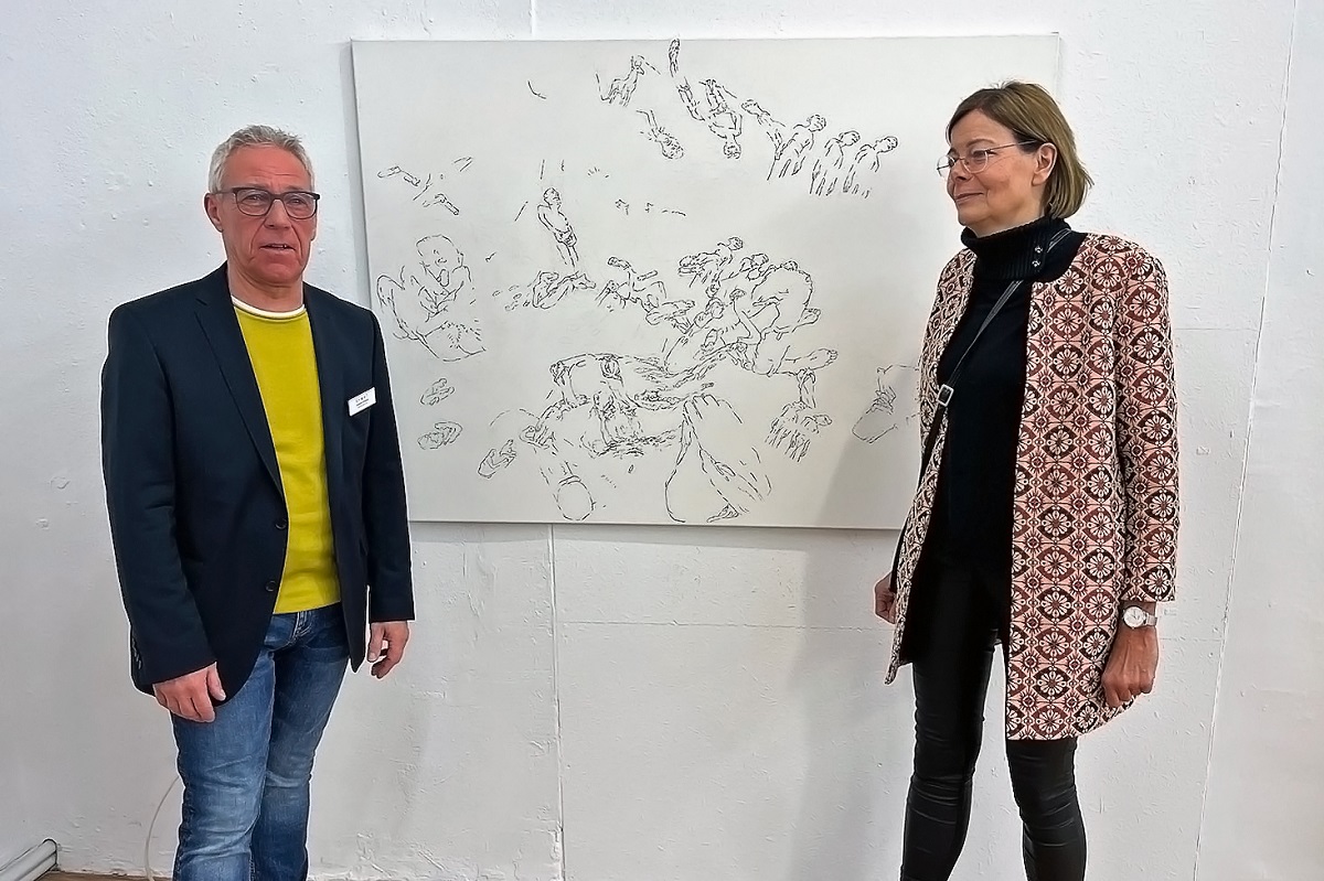 Norbert Boden und Bettina van Haaren (Foto: Vanessa Groe)