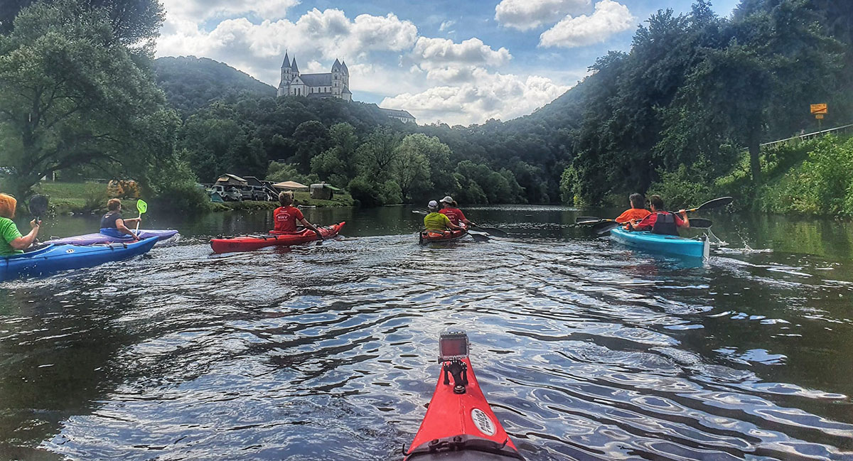 Die Paddelstrecke fhrte durch eine reizvolle Landschaft. (Foto: Wassersportverein)