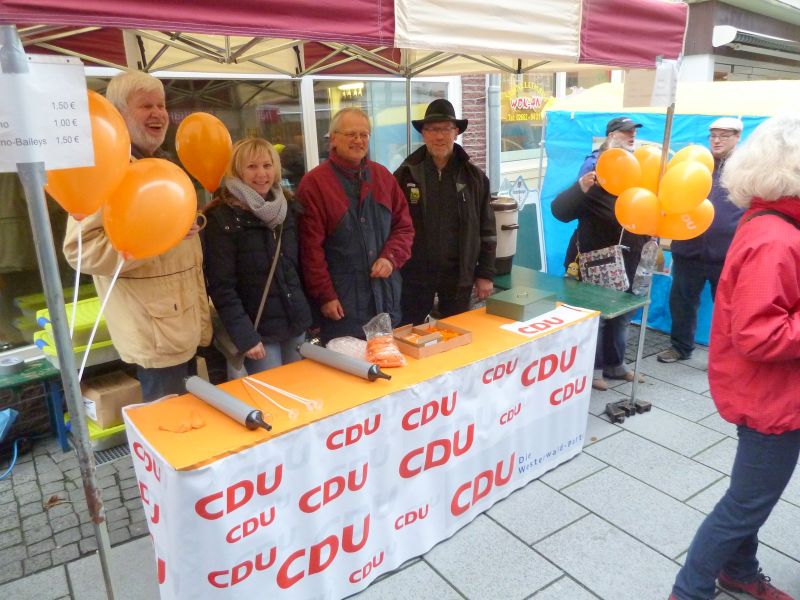 CDU-Stand in 2016. Foto: CDU