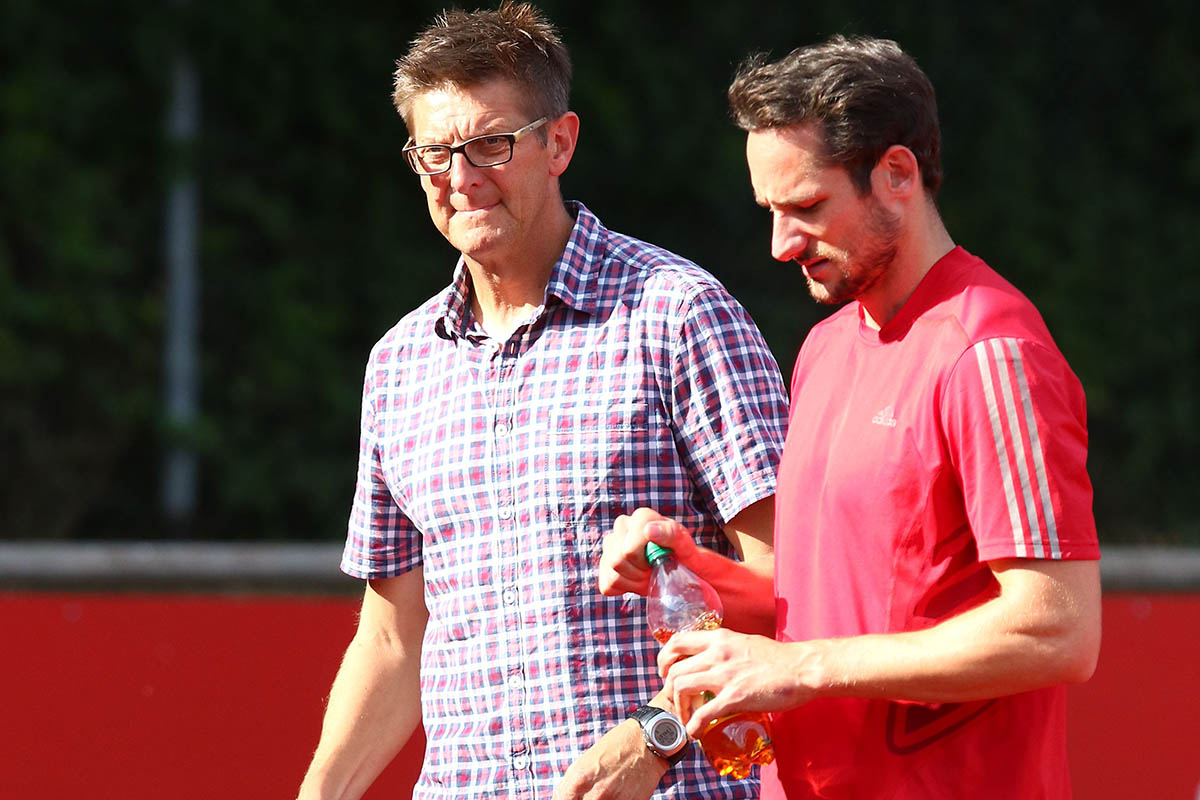 15 Jahre lang trainierte Kai Kazmirek (rechts) und Jrg Roos. Foto: Verein