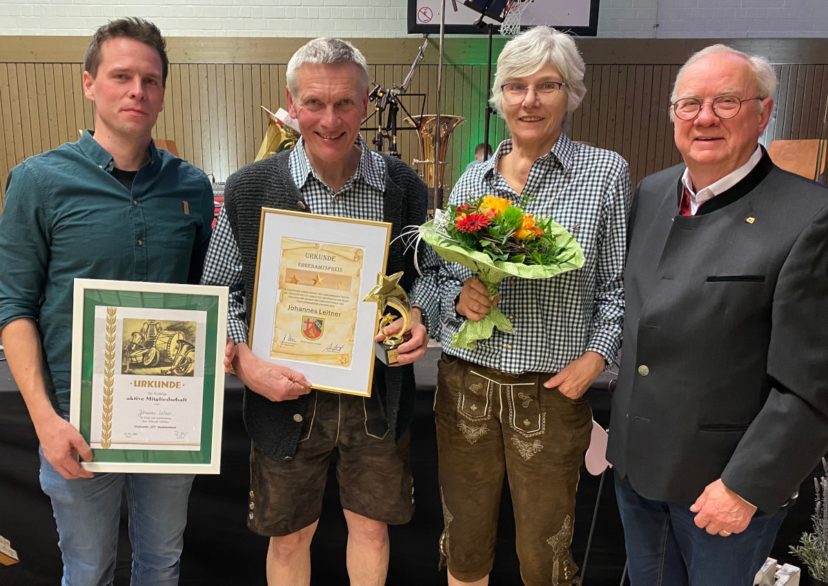 Ehrenamtspreis der Verbandsgemeinde Kirchen: Johannes Leitner gewrdigt fr ein Leben fr die Musik