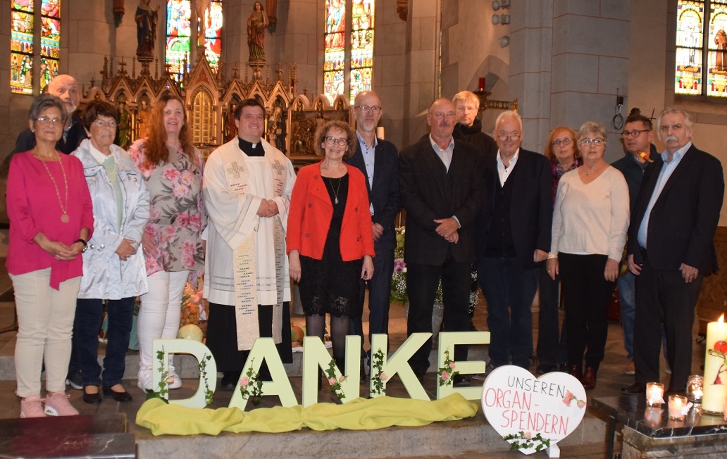 Danke, weil Betroffene ohne Organspender nicht weiterleben wrden. (Fotos: Karl-Peter Schmelzeisen)