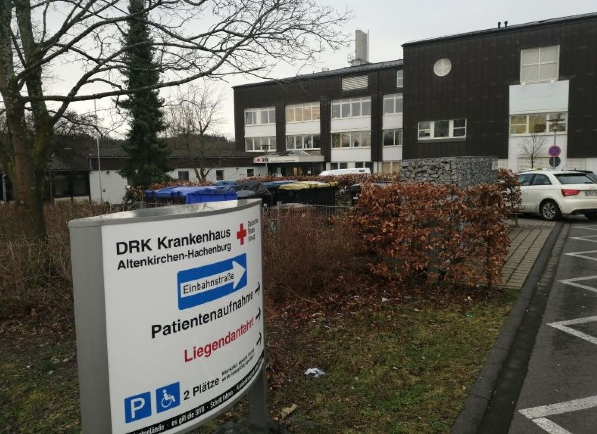 Das DRK-Krankenhaus in Altenkirchen (Foto: Archiv vh)