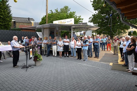 Dorffest und Pavillon: Krunkel hatte allen Grund zum Feiern