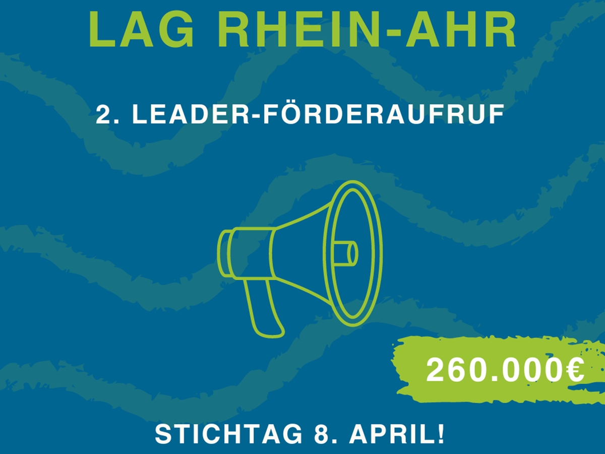 Jetzt fr eine LEADER-Frderung bewerben: 260.000 Euro im Frderaufruf der LAG Rhein-Ahr